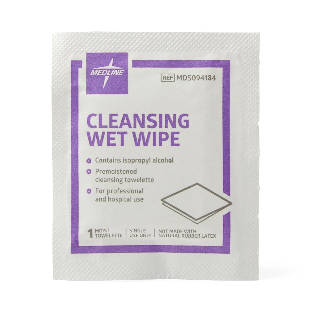 Medline Cleansing Towelettes With Isopropyl Alcohol - BeHope