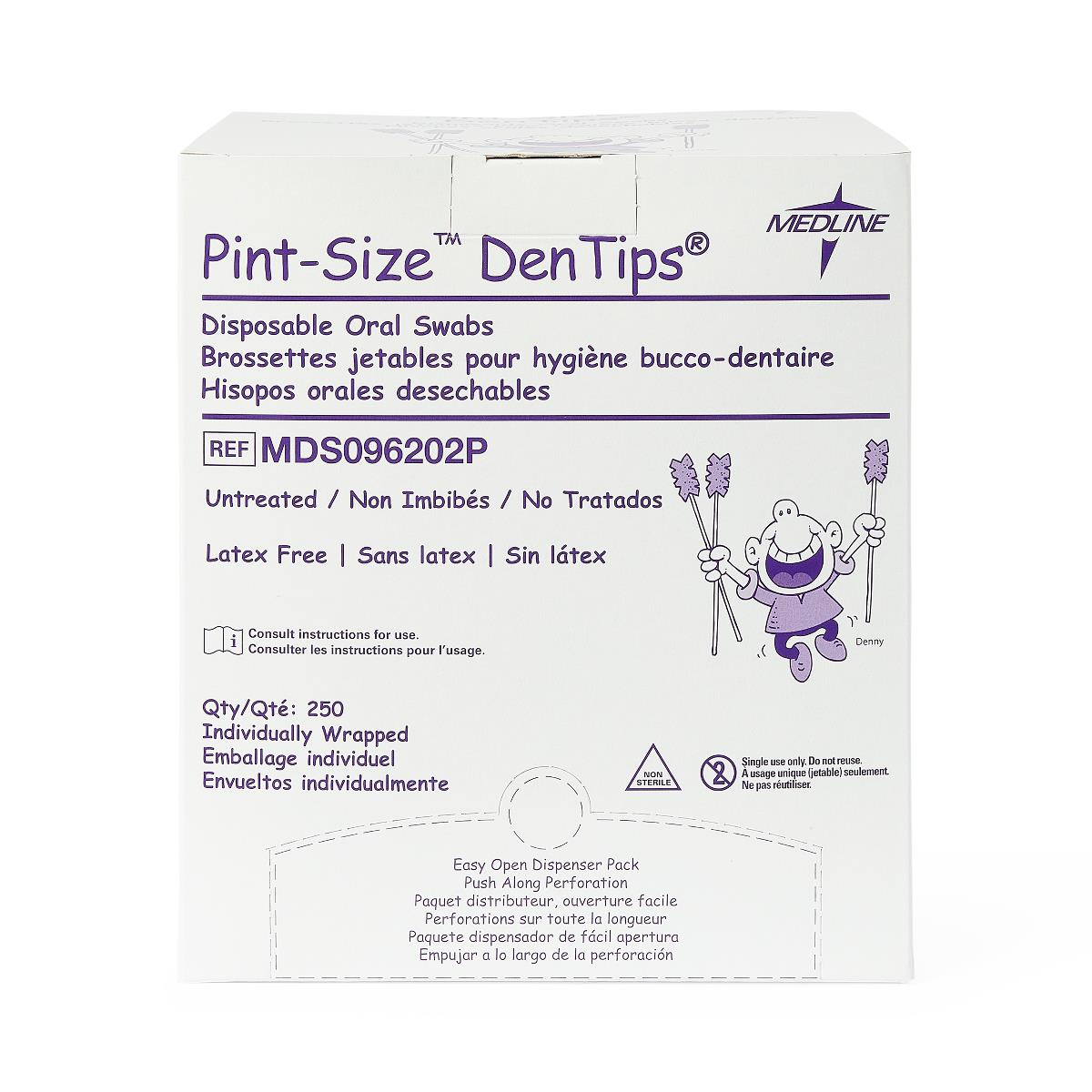 DenTips Treated and Untreated Oral Swabs