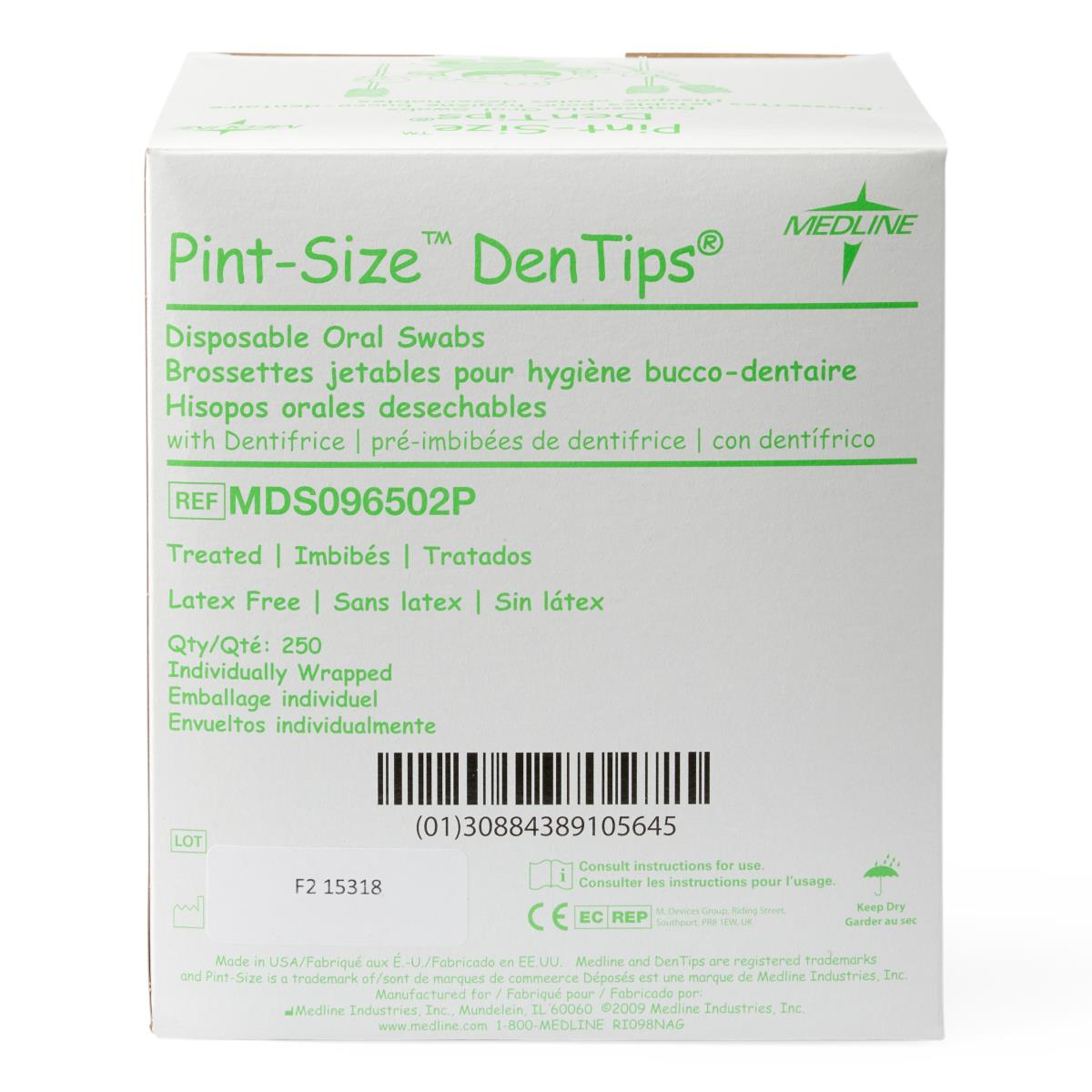 DenTips Treated and Untreated Oral Swabs