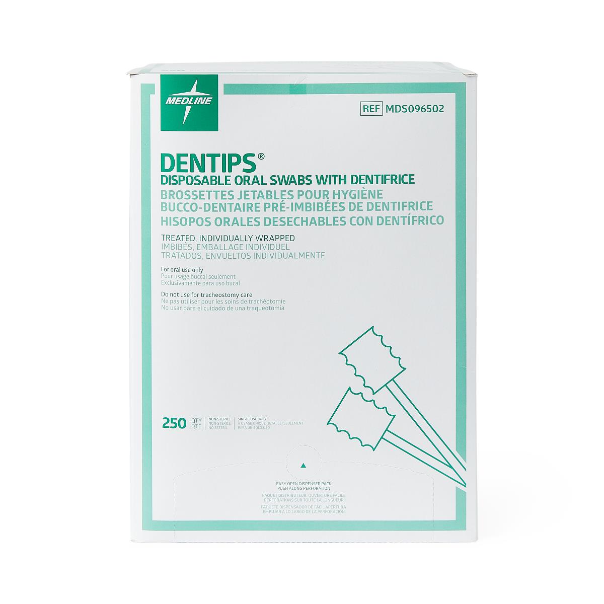DenTips Treated and Untreated Oral Swabs