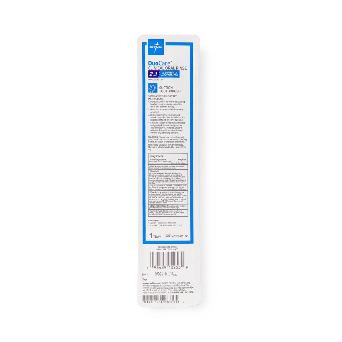 DuoCare Oral Care Single-Use Trays