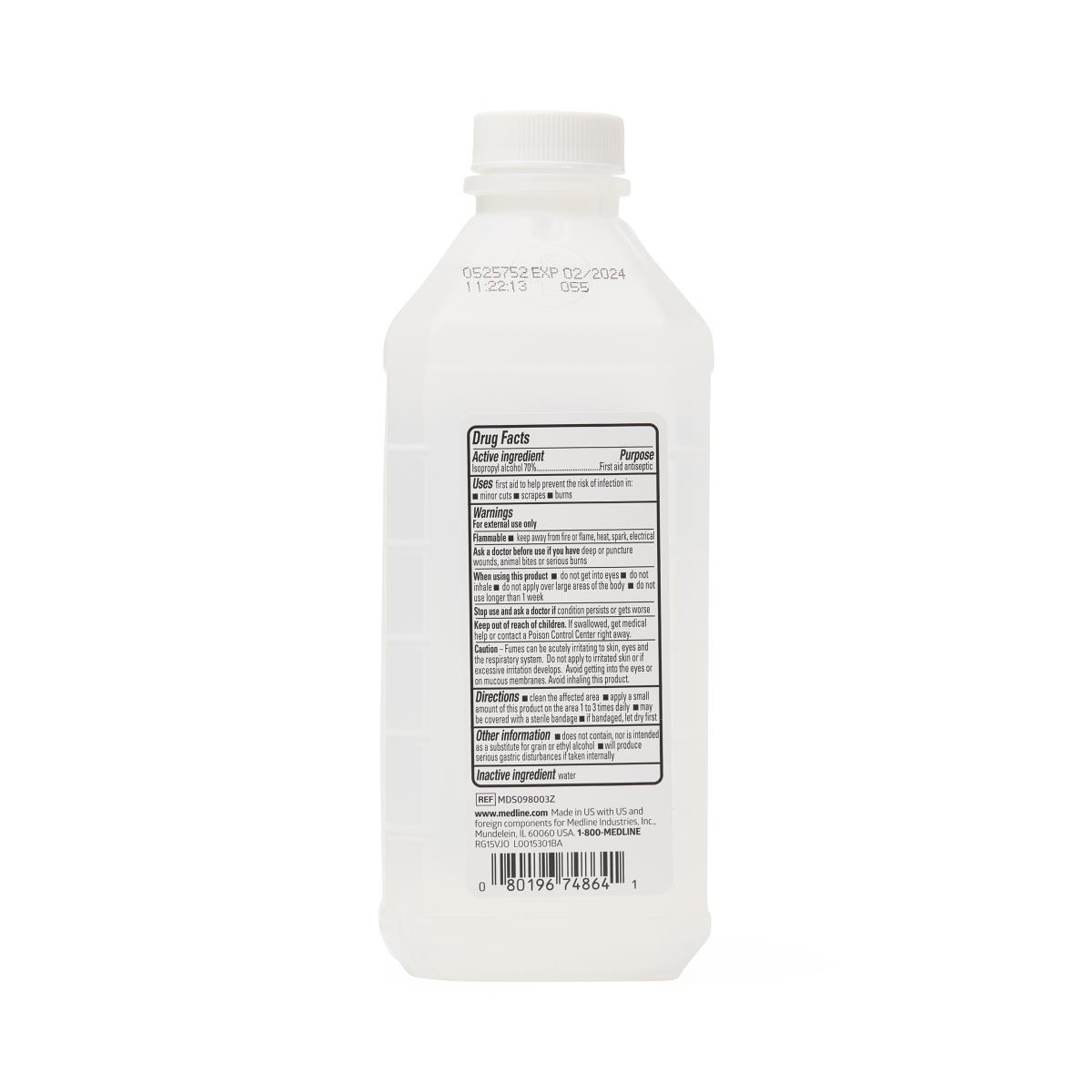 Medline Isopropyl Rubbing Alcohol