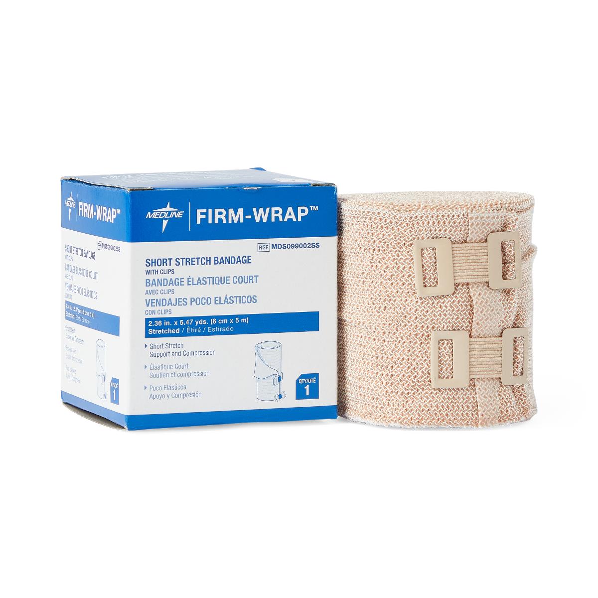 Medline Firm-Wrap Short Stretch Bandages - BeHope