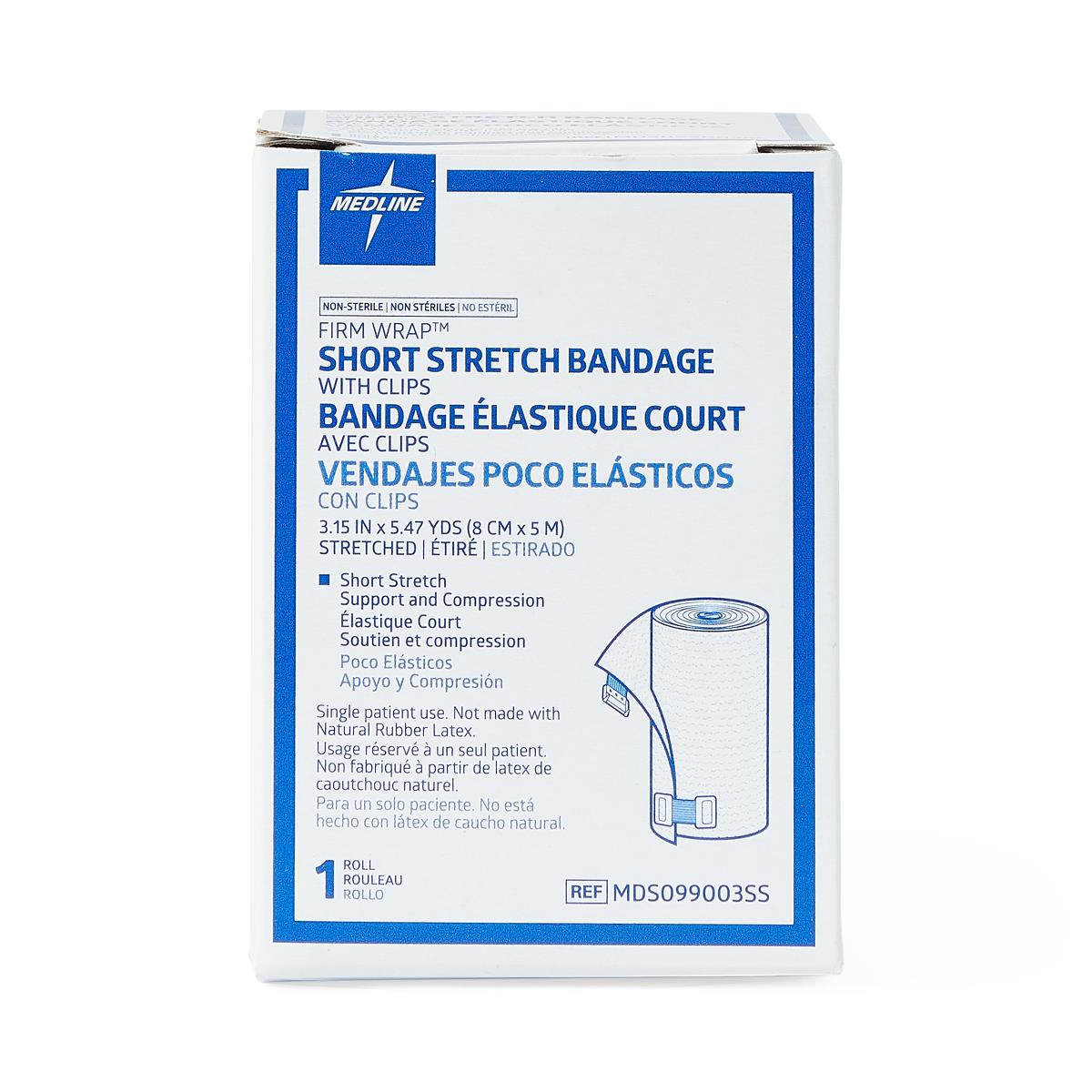 Medline Firm-Wrap Short Stretch Bandages