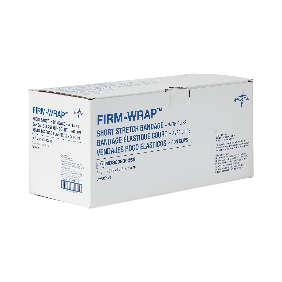 Medline Firm-Wrap Short Stretch Bandages