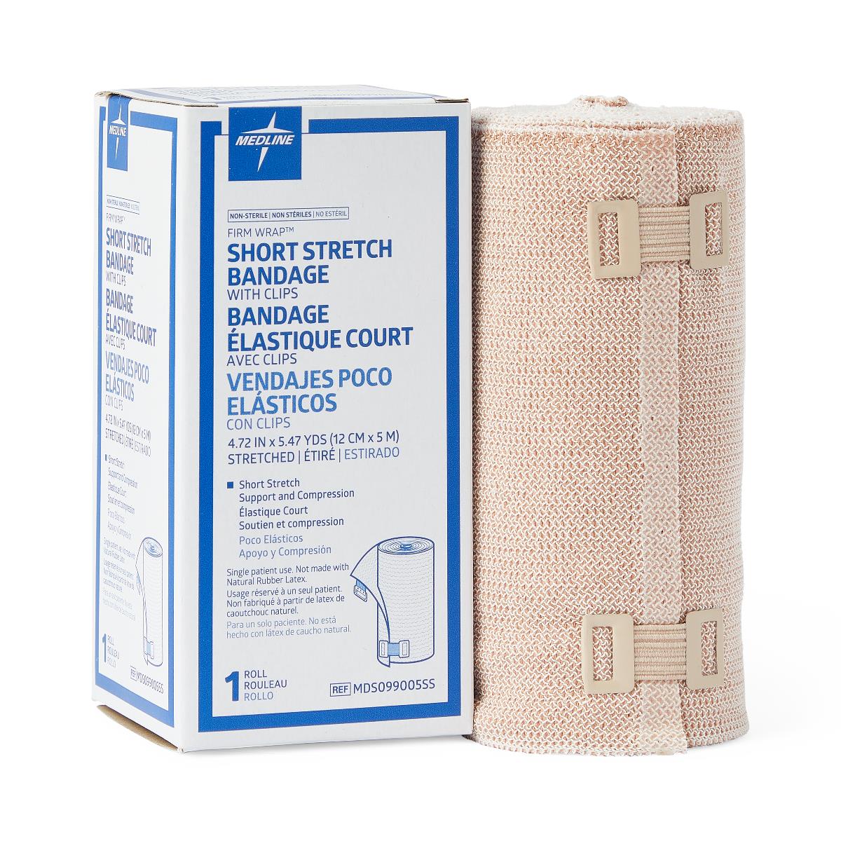 Medline Firm-Wrap Short Stretch Bandages