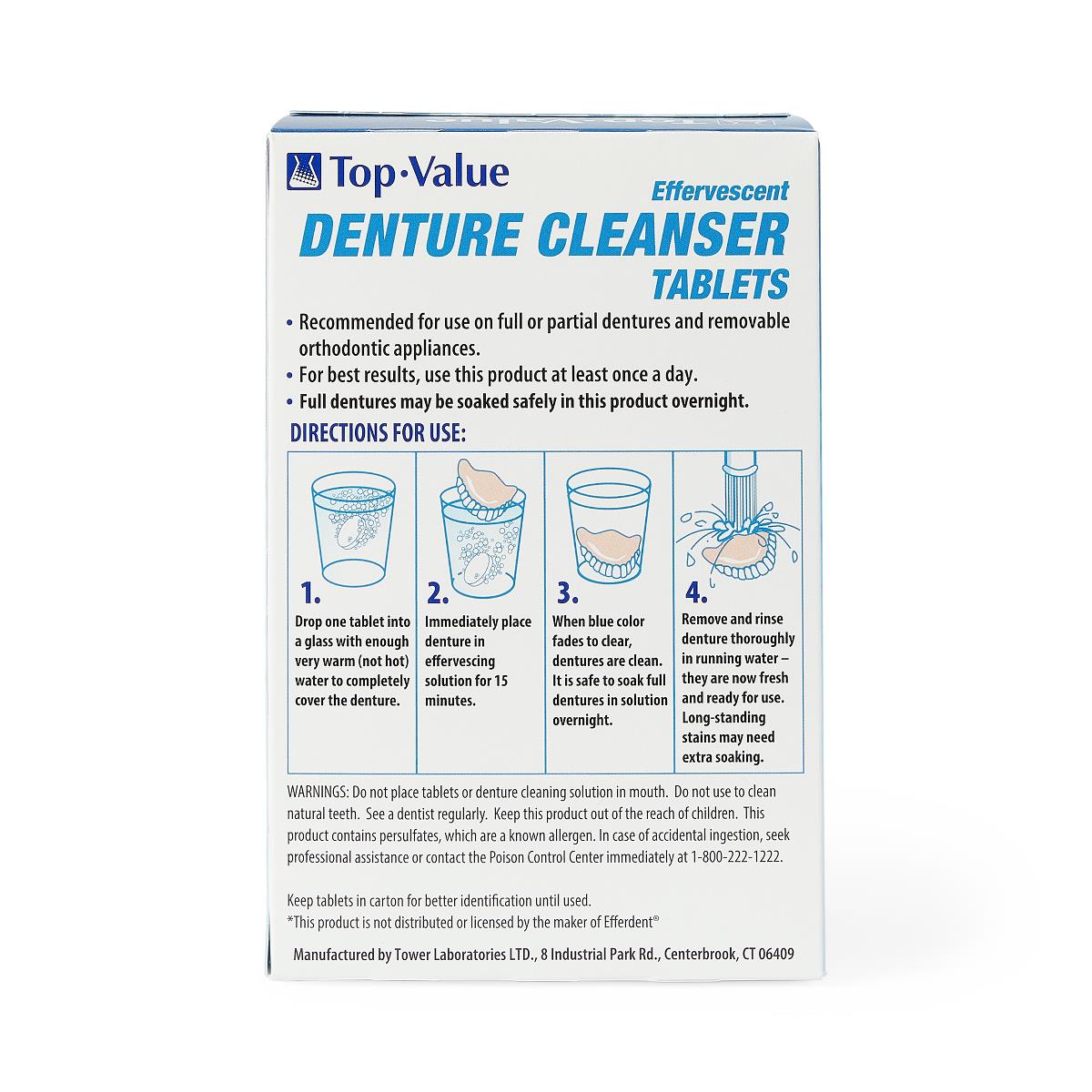 Effervescent Denture Cleanser Tablets - BeHope