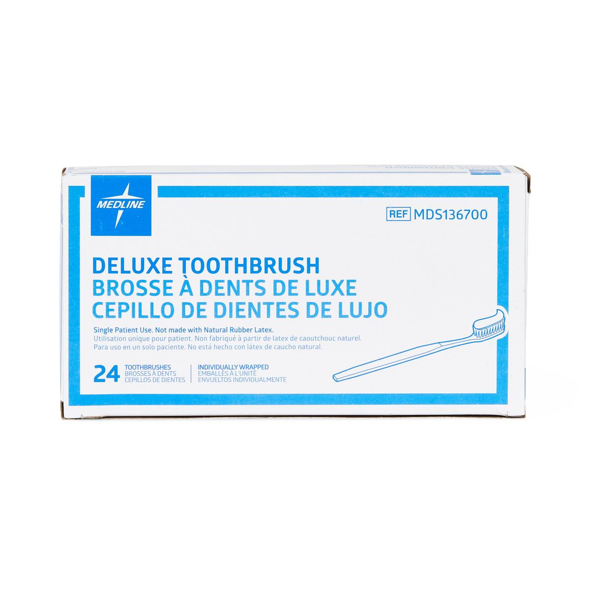 Medline Deluxe Adult Patient Toothbrush - BeHope