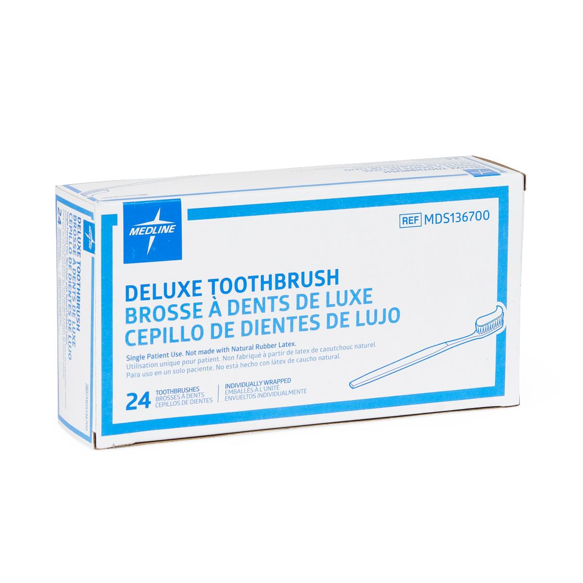 Medline Deluxe Adult Patient Toothbrush - BeHope