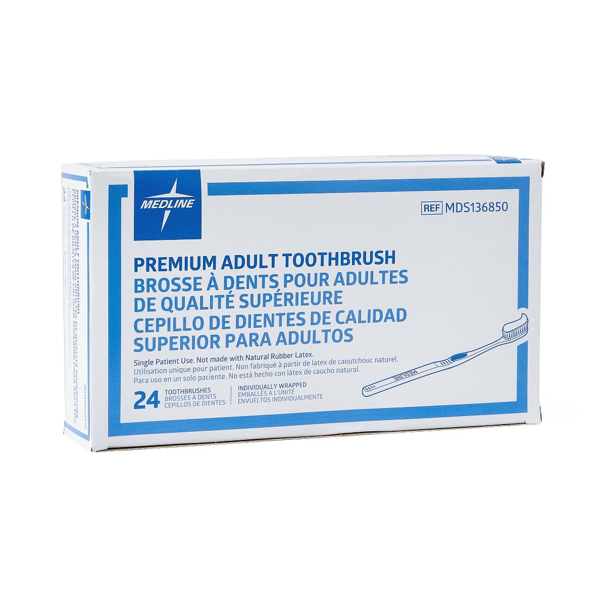 Medline Premium Adult Toothbrush