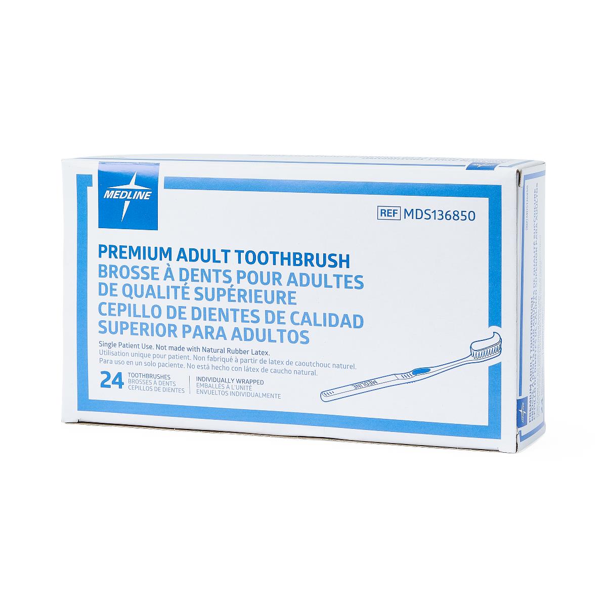 Medline Premium Adult Toothbrush