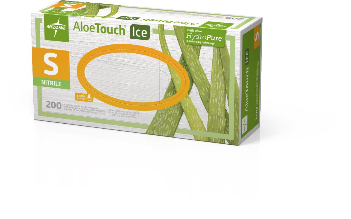 AloeTouch ICE Powder-Free Nitrile Exam Gloves