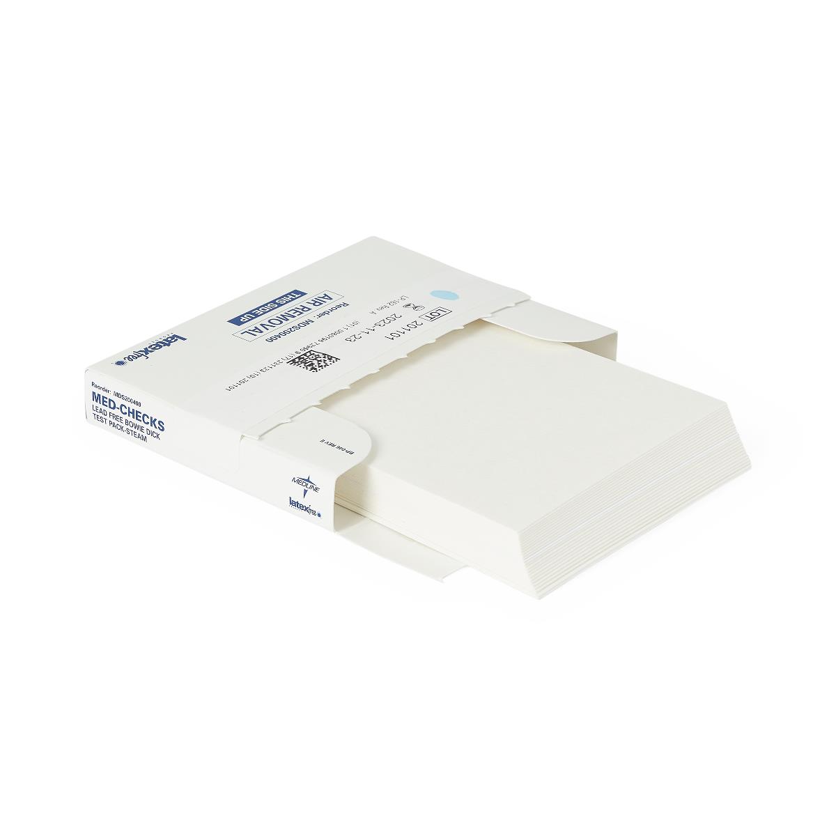Medline Bowie Dick Surgical Instrument Sterilization Test Cards