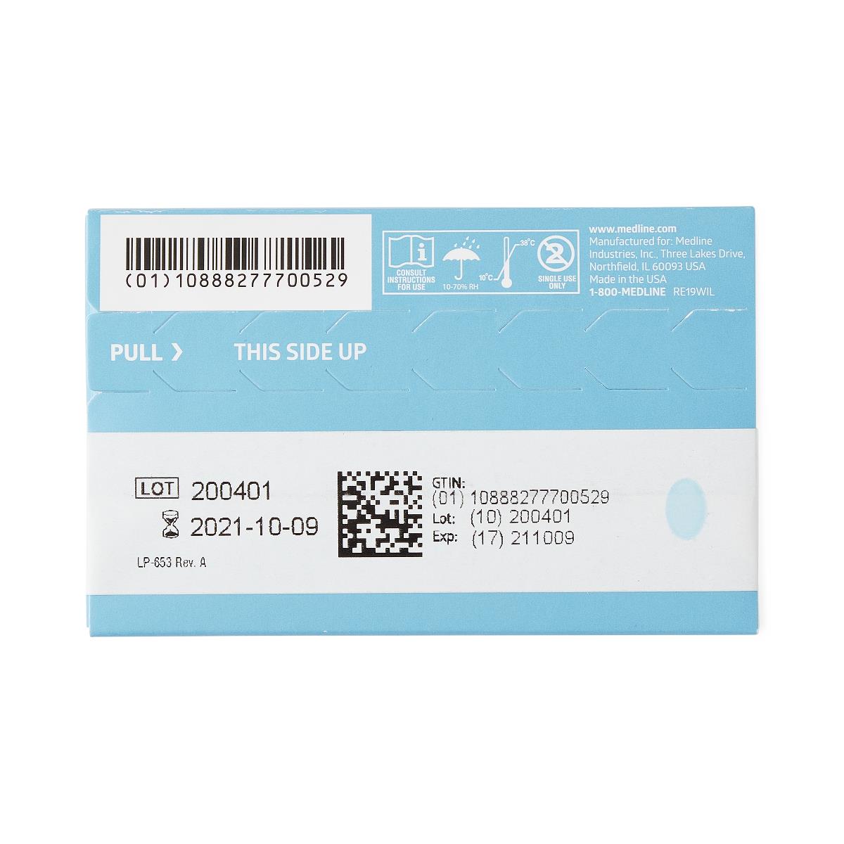Medline Bowie Dick Surgical Instrument Sterilization Test Cards
