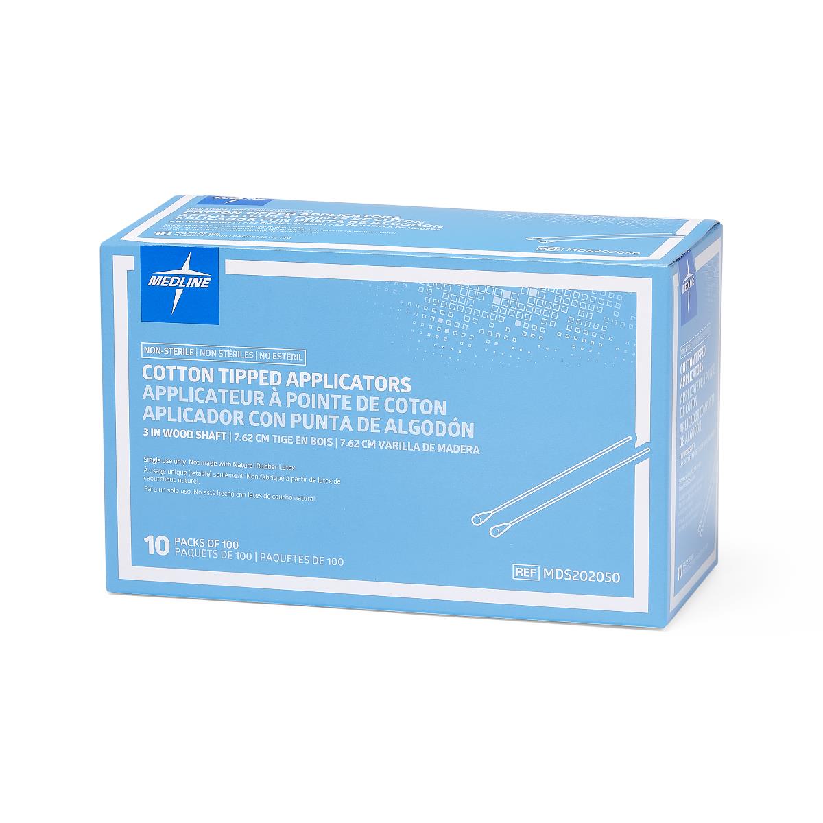 Medline Nonsterile Cotton-Tipped Applicator