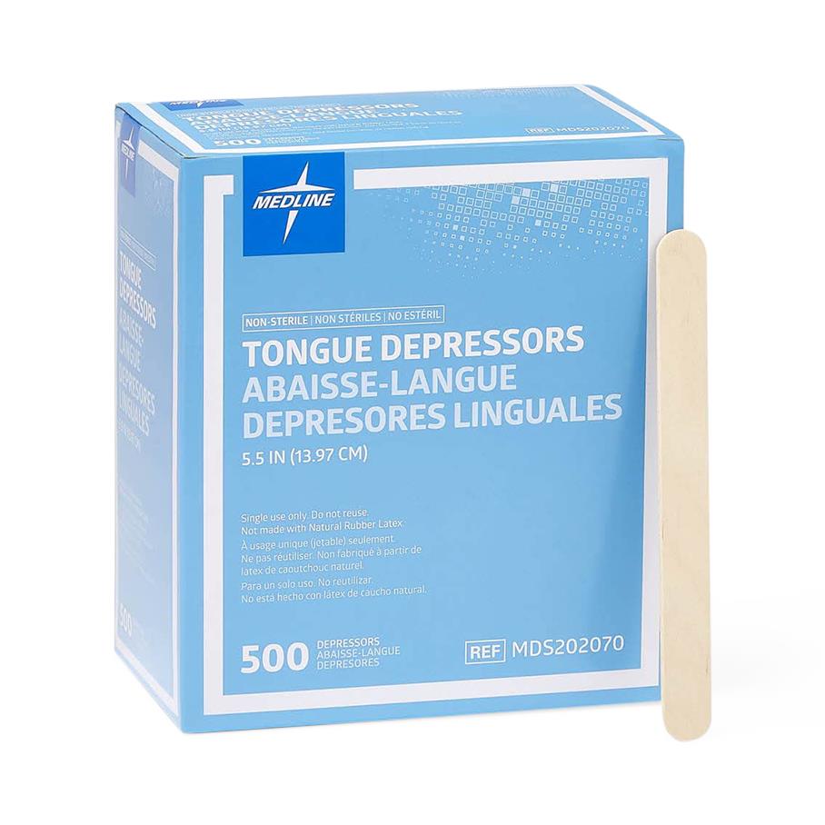Medline Nonsterile Tongue Depressors