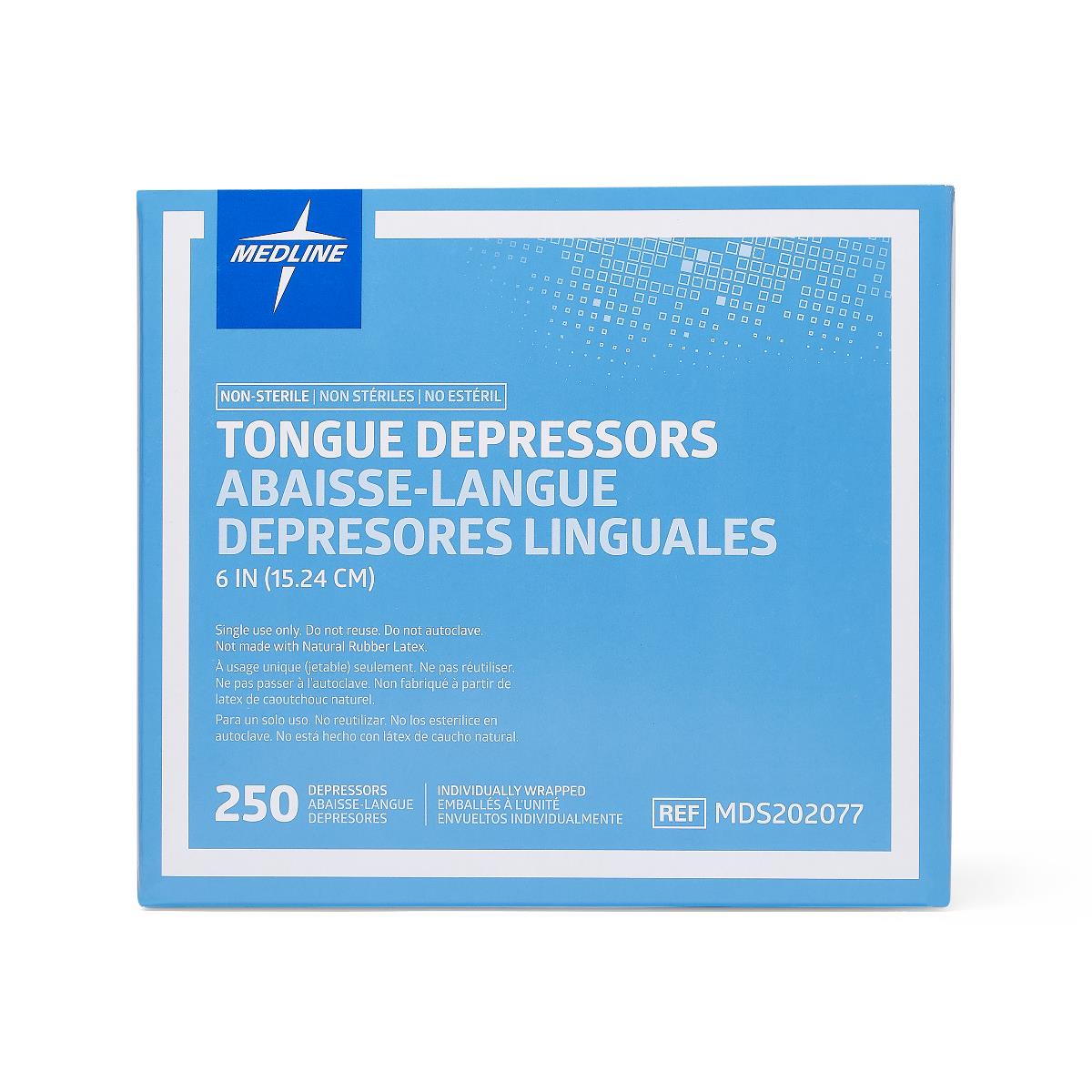 Medline Nonsterile Tongue Depressors