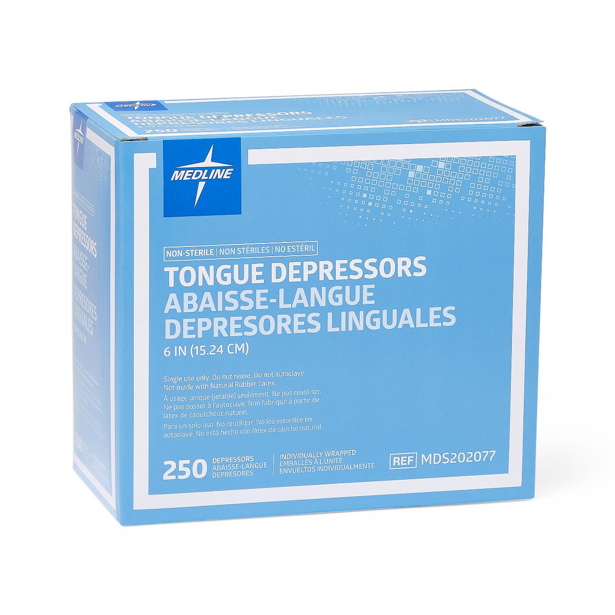 Medline Nonsterile Tongue Depressors
