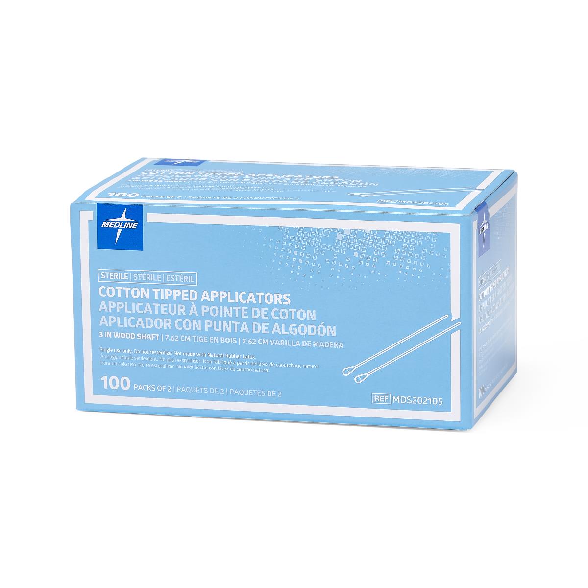 Medline Sterile Cotton-Tipped Applicator