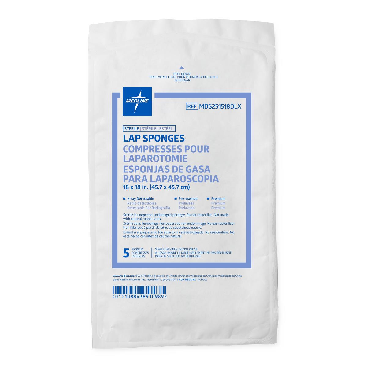 Medline X-Ray Detectable Laparatomy Sponges