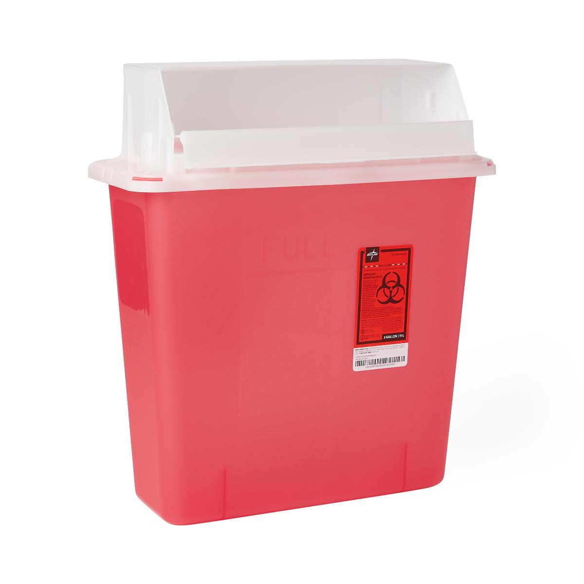 Medline Biohazard Patient Room Sharps Disposal Containers