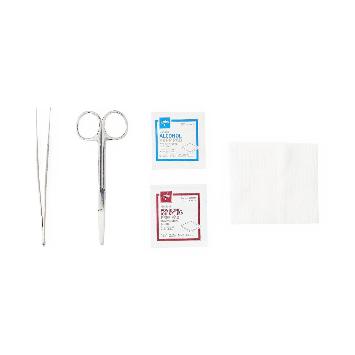 Medline Floor Grade Suture Removal Trays