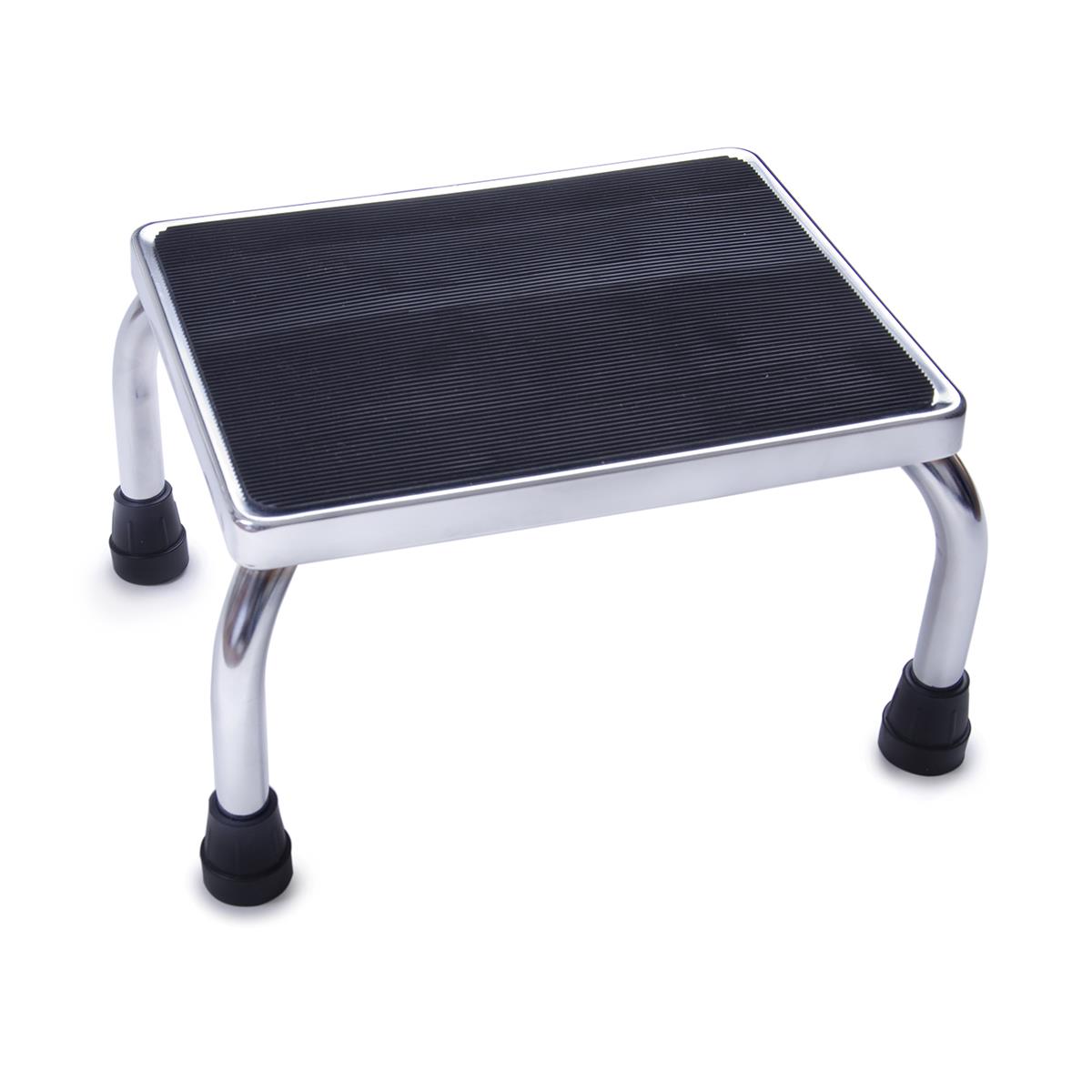 Medline Chrome Footstools With Rubber Mat - BeHope