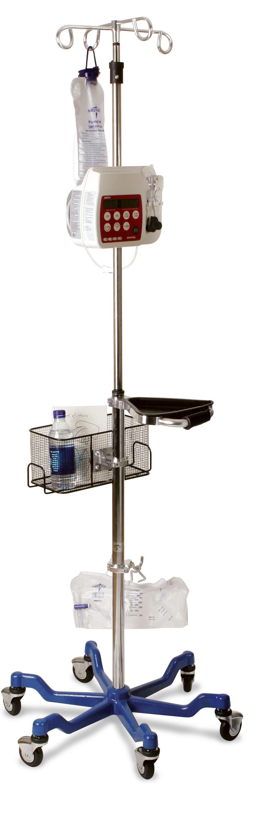 Medline 6-Leg Heavy-Duty IV Poles and Accessories