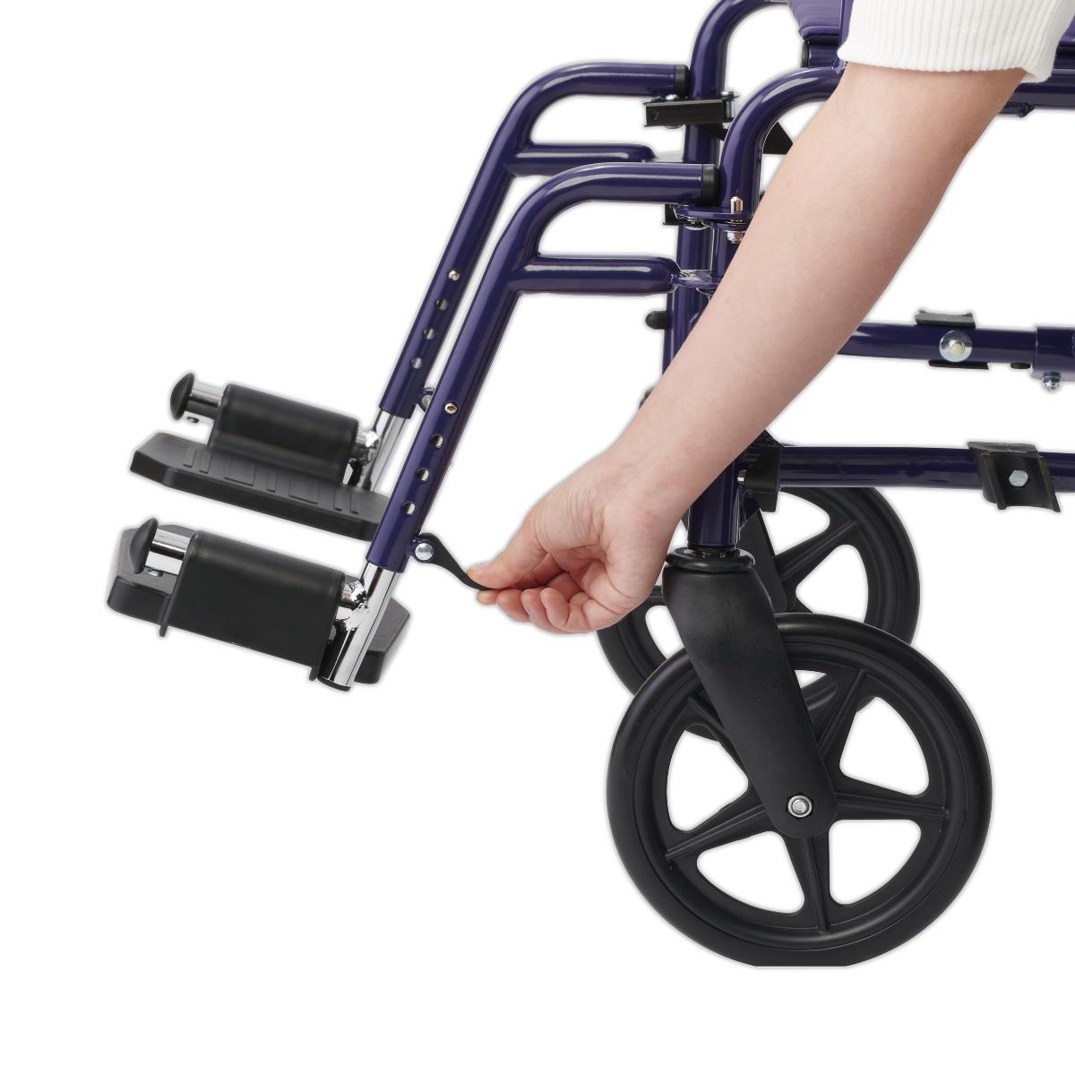 Medline Basic Steel Transport Chairs