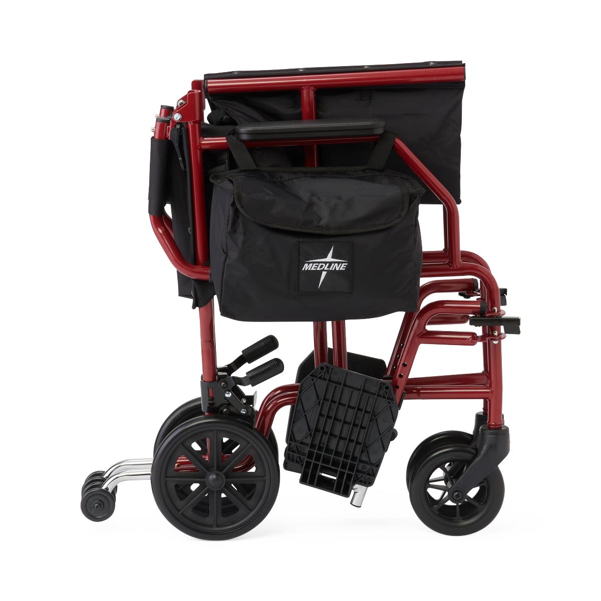 Medline Basic Steel Transport Chairs with 8" Wheels