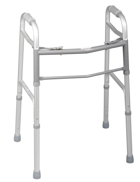 Medline Youth 2-Button Folding Walkers without Wheels - BeHope