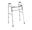 Medline Two-Button Folding Walkers with 3" Wheels - BeHope