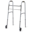 Medline Two-Button Folding Walkers with 5" Wheels - BeHope