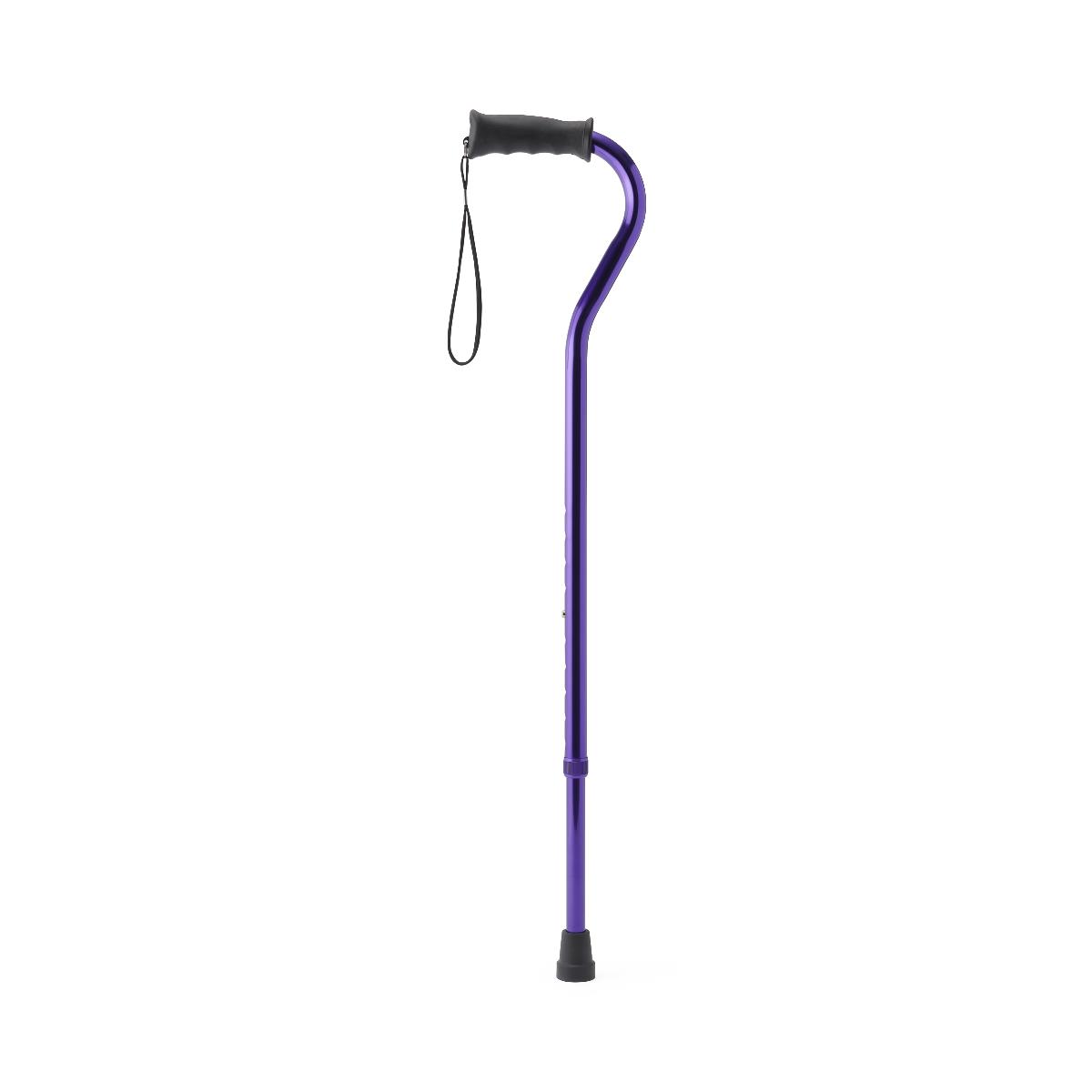 Medline Aluminum Offset Canes with Gel Grip
