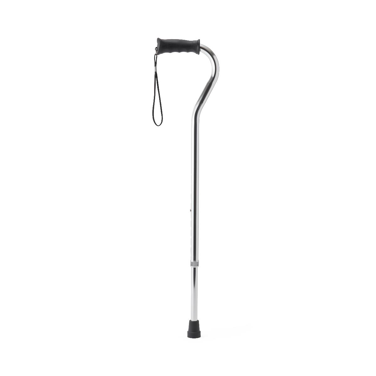 Medline Aluminum Offset Canes with Gel Grip