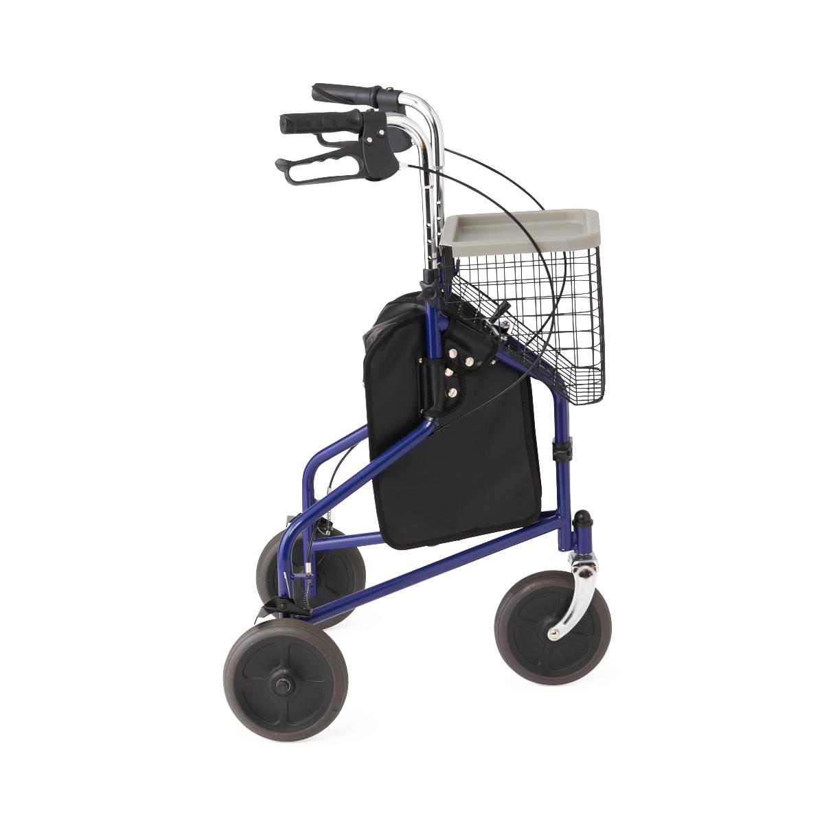 Medline 3-Wheel Steel Rollators