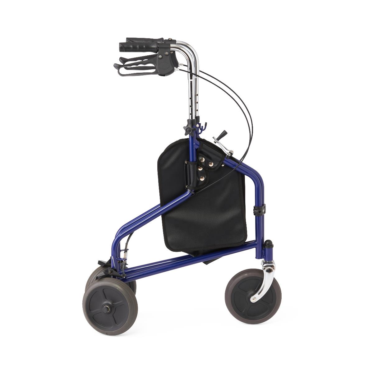 Medline 3-Wheel Steel Rollators