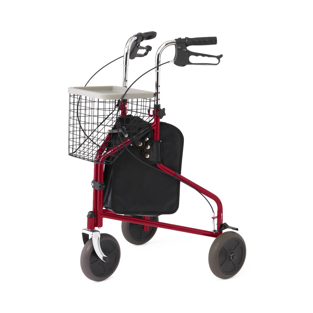 Medline 3-Wheel Steel Rollators