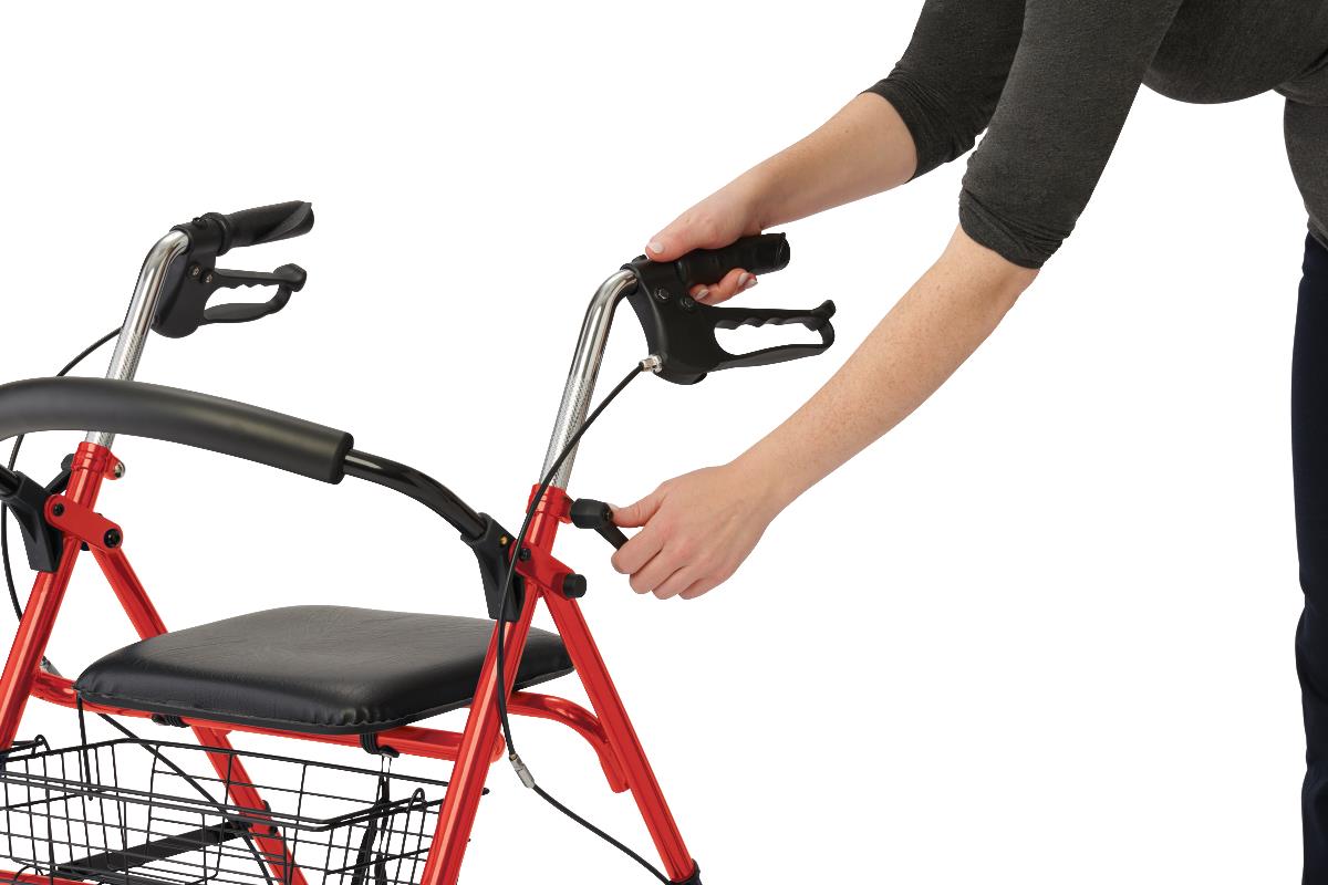 Medline Basic Steel Rollators