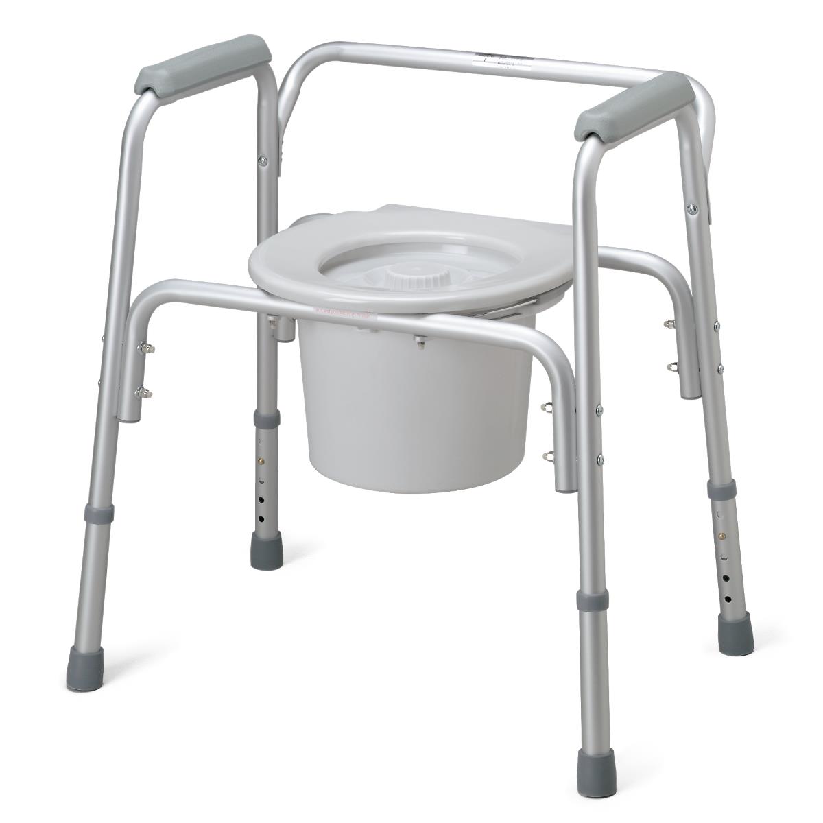 Medline Aluminum Bedside Commode - BeHope