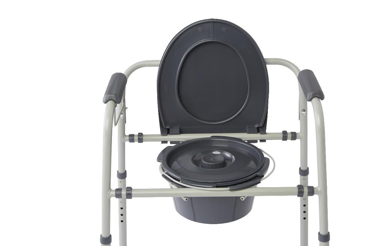 Medline Steel Commode with Microban