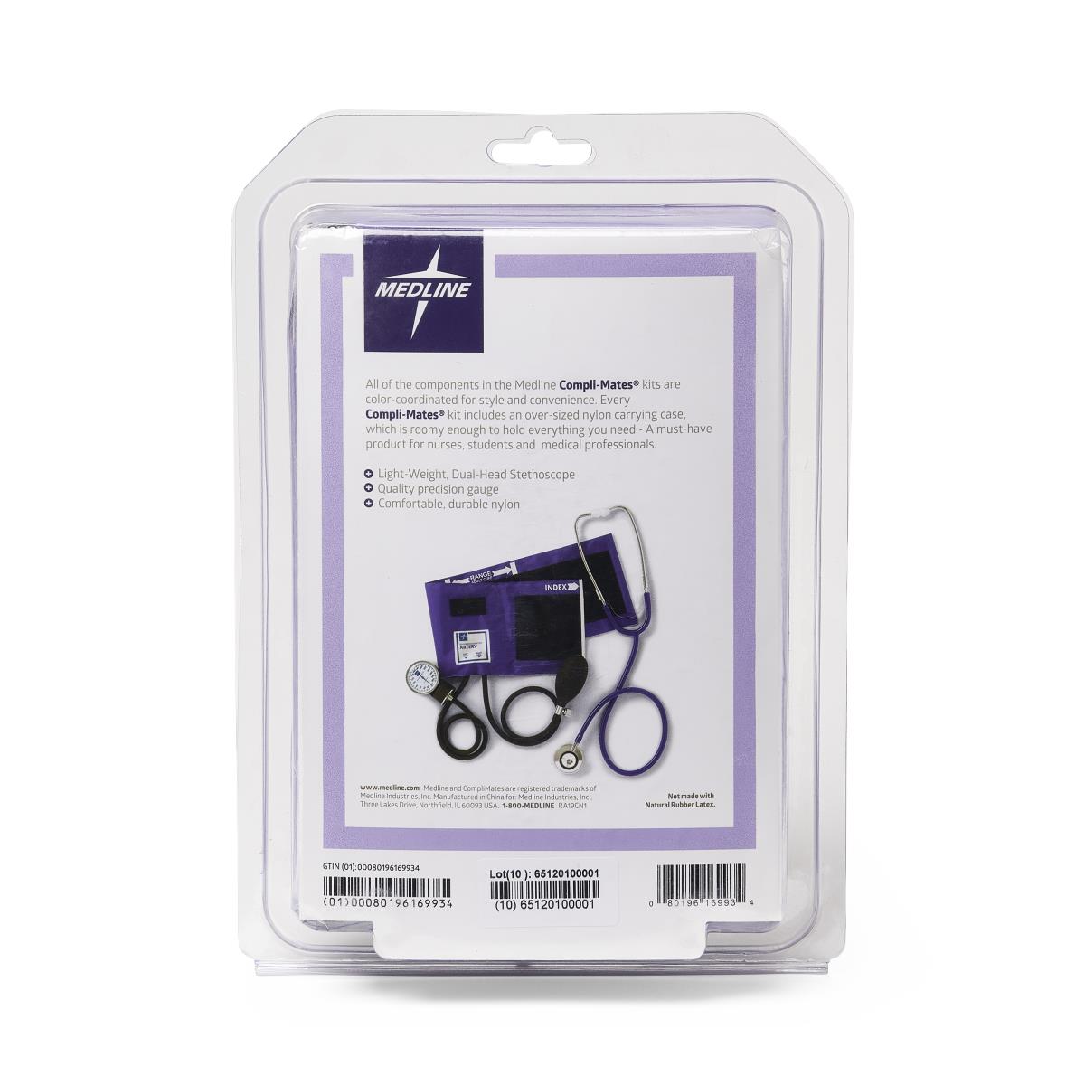 Compli-Mates Dual-Head Stethoscope and Blood Pressure Combo Kits