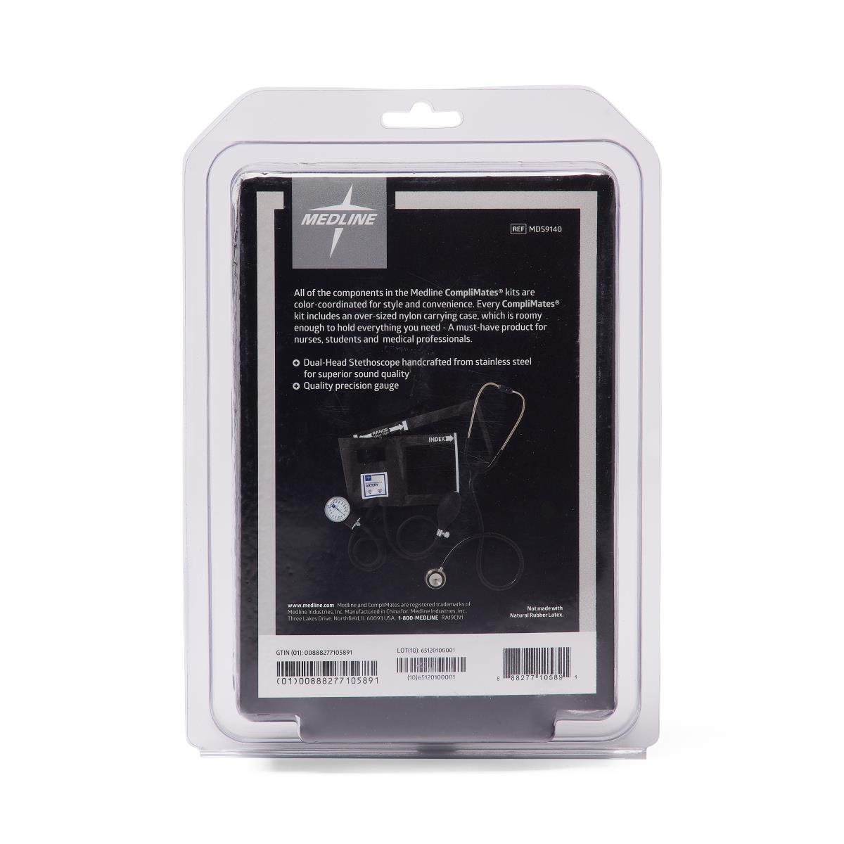 Medline Premium Compli-Mates Kit with Stainless Steel Stethoscope