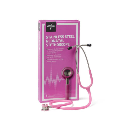 Medline Stainless Steel Neonatal Stethoscope - BeHope