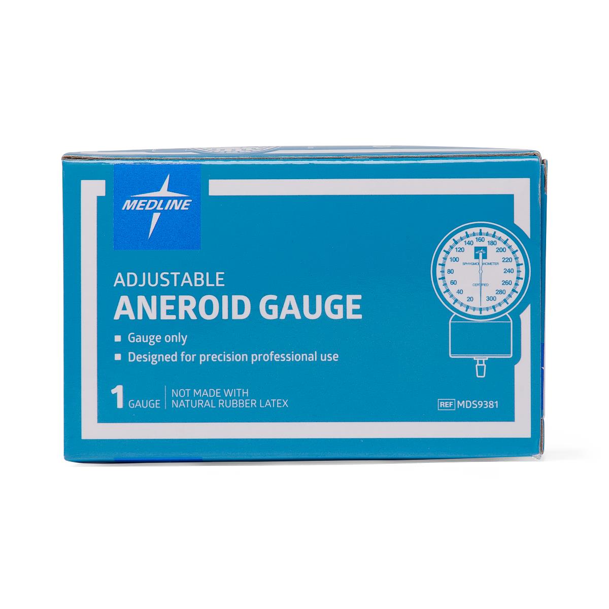 Medline Handheld Aneroid Blood Pressure Gauge