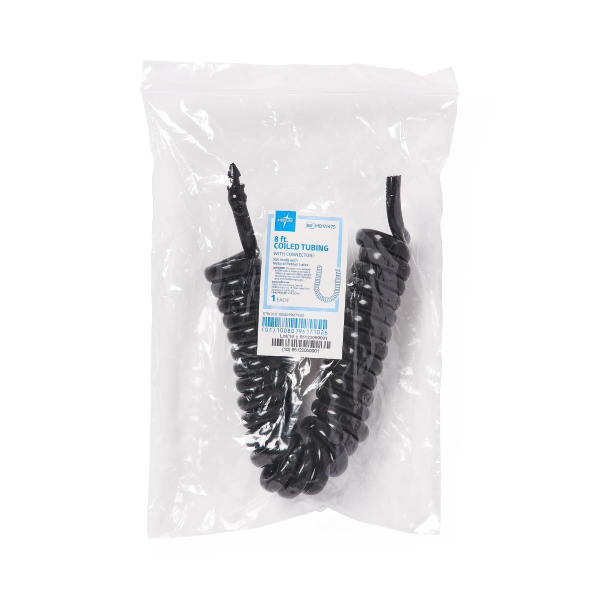 Medline Coil Tubing with Connectors for Sphygmomanometers