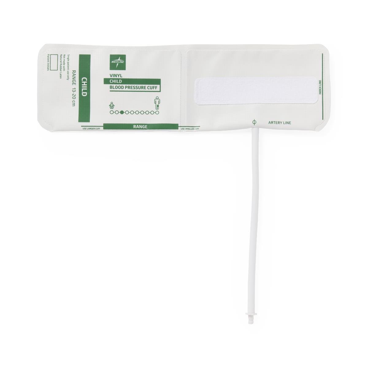 Medline Disposable Vinyl 1-Tube BP Cuffs with Bayonet Connector - BeHope