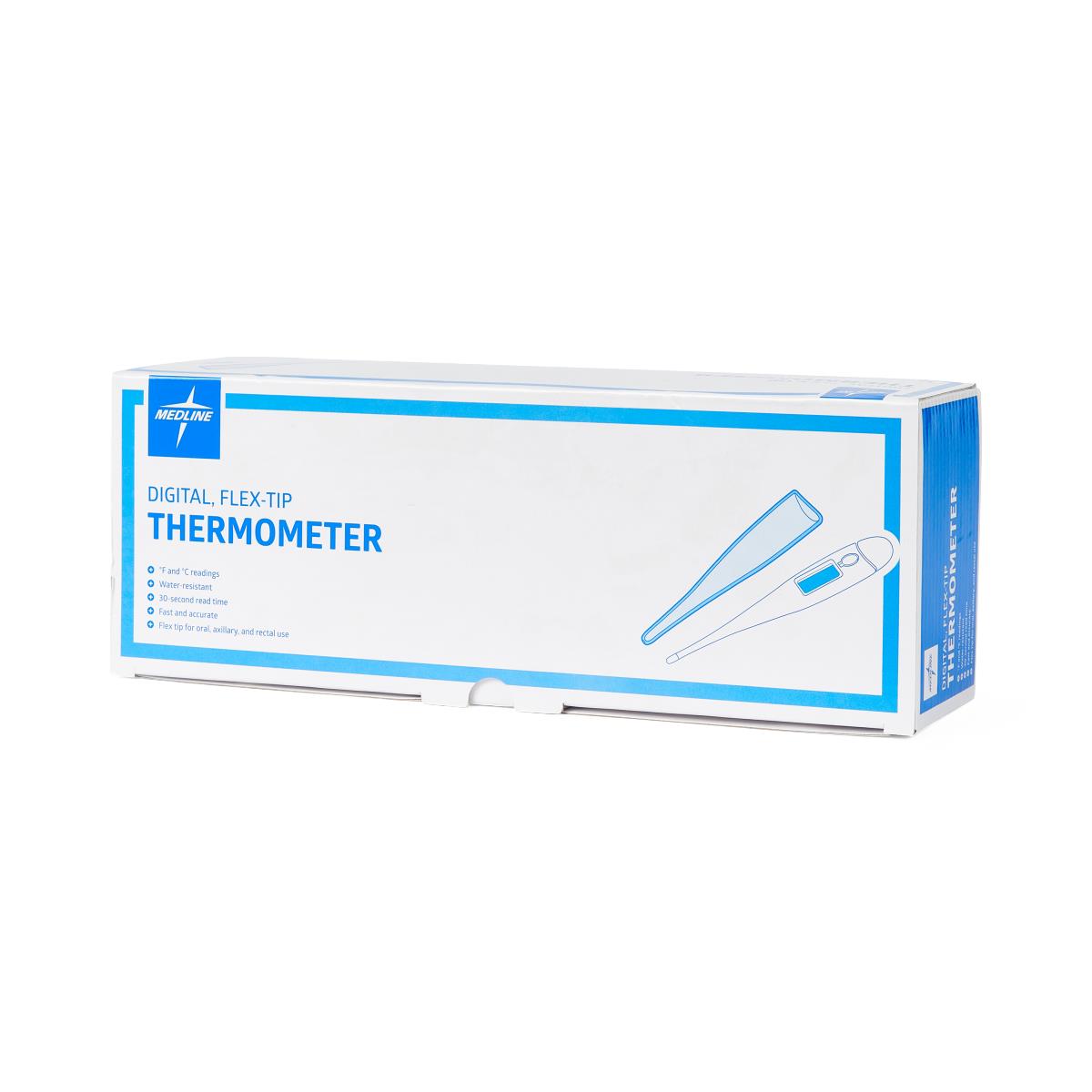 Medline 30-Second Flex-Tip Oral Digital Stick Thermometers