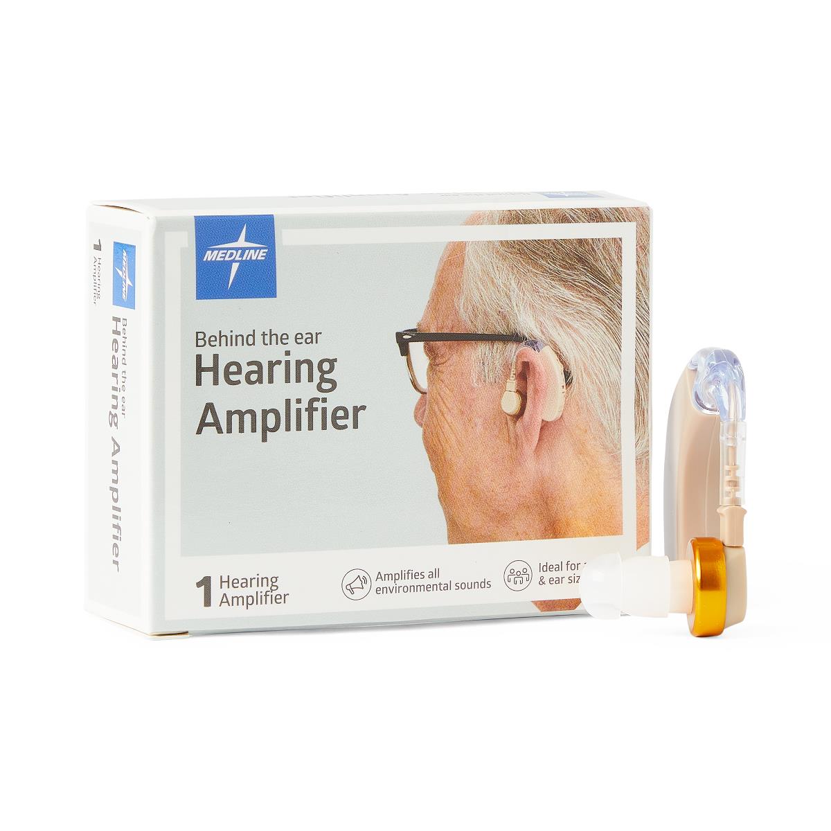 Medline Digital Over-The-Ear Hearing Amplifier