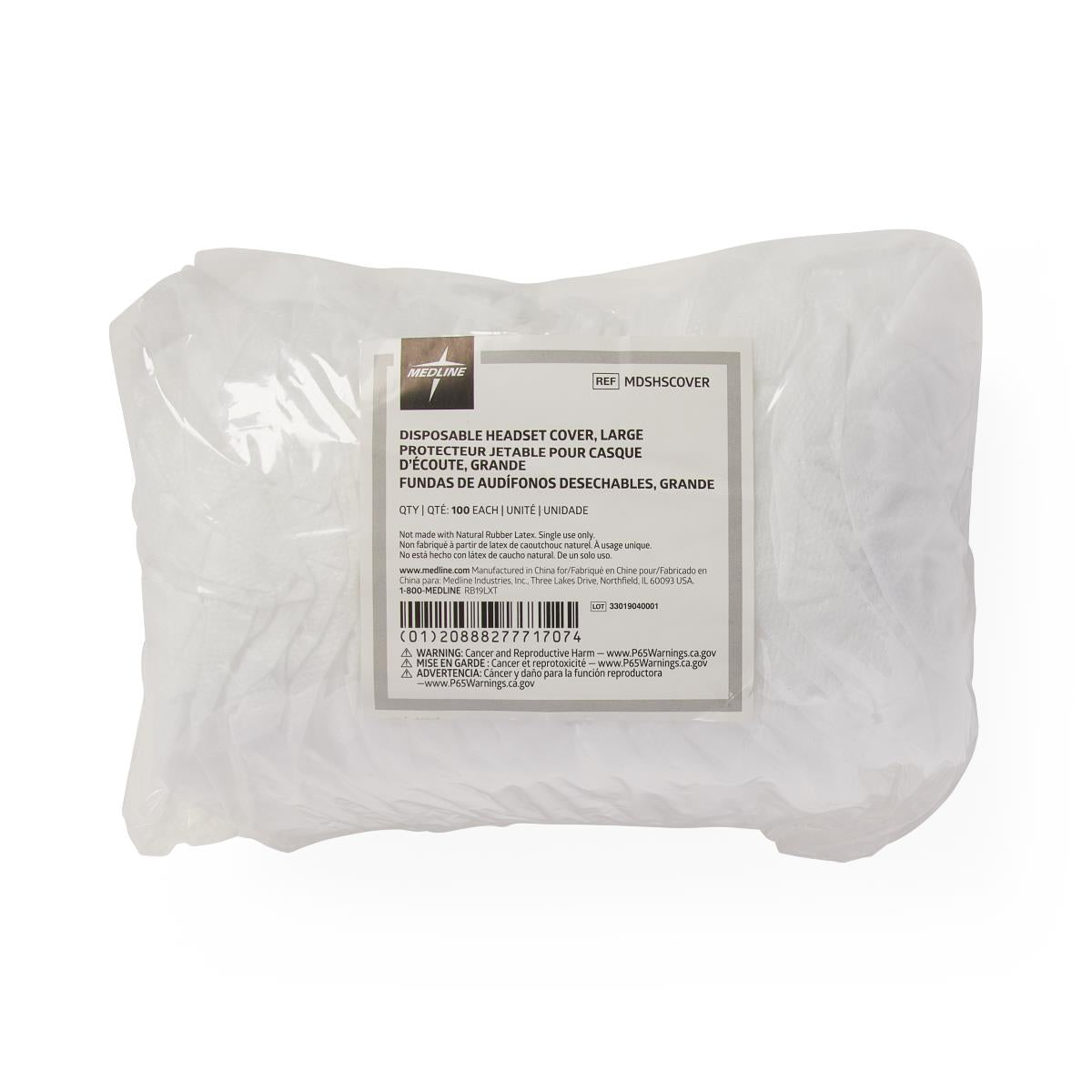 Medline Disposable Polyester Headset Covers